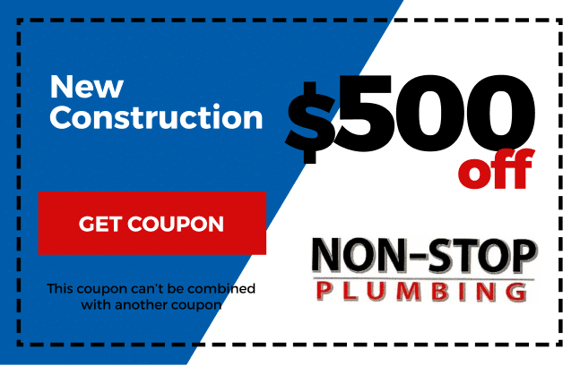 New Construction Coupon - Non Stop Plumbing in Los Angeles, CA